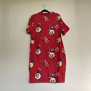 Plus Size Rue 21 Red Floral Dress